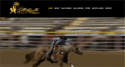 Desktop Screenshot of goldbucklebarrelhorses.com
